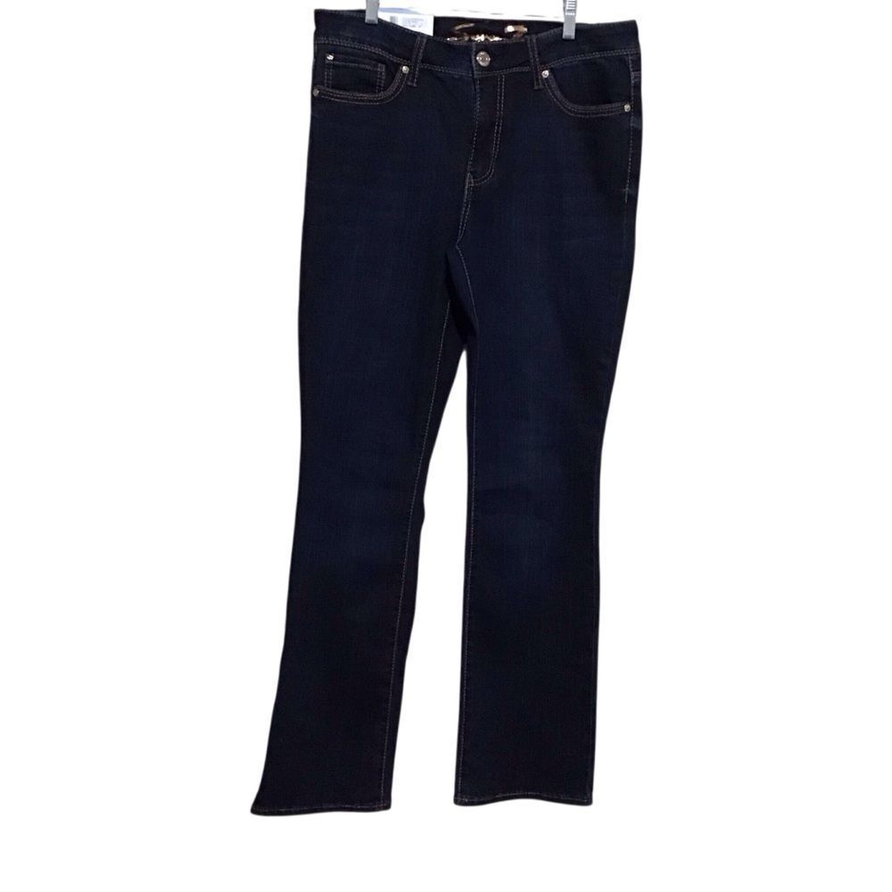 Seven7 Embellished Mid Rise Rocker Slim Boot Jeans 10 NWT